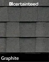 A close up of a roof with the word graphite on it.