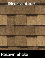 A close up of a roof with shingles on it.