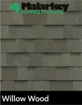 A picture of a willow wood roof shingle.