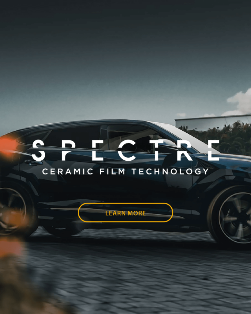 Black Car with Spectre Ceramic Film Technology — Tint a Car Sunshine Coast In Buderim, QLD