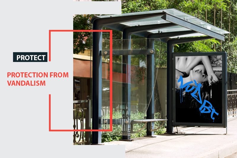 Bus Stop with Advertisement — Tint a Car Sunshine Coast In Buderim, QLD