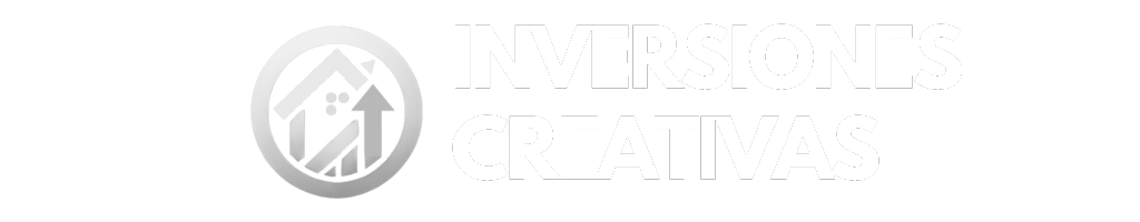 Logo Blanco de inversiones creativa