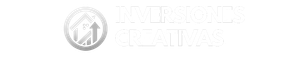 Logo Blanco de inversiones creativa