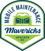 Logo for Mobile Maintenance Mavericks in Upstate SC. Features a car image and "MIM" with a green and blue color scheme.