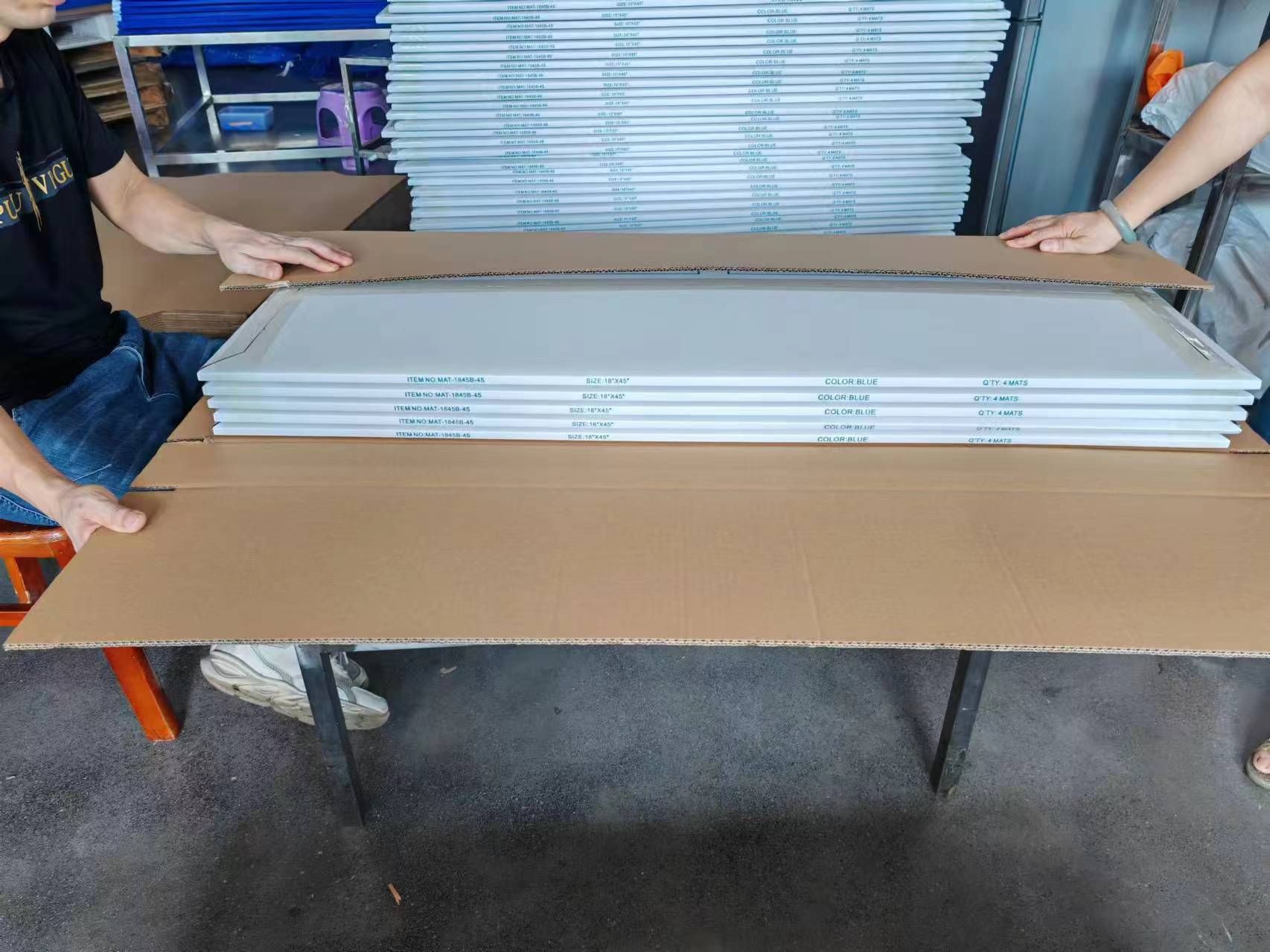 Free Shipping! 120 sheets Tacky mat 18x45 Med Tack Blue,45Microns/sheet, 30SHEETS/MAT, 4 MATS/BOX