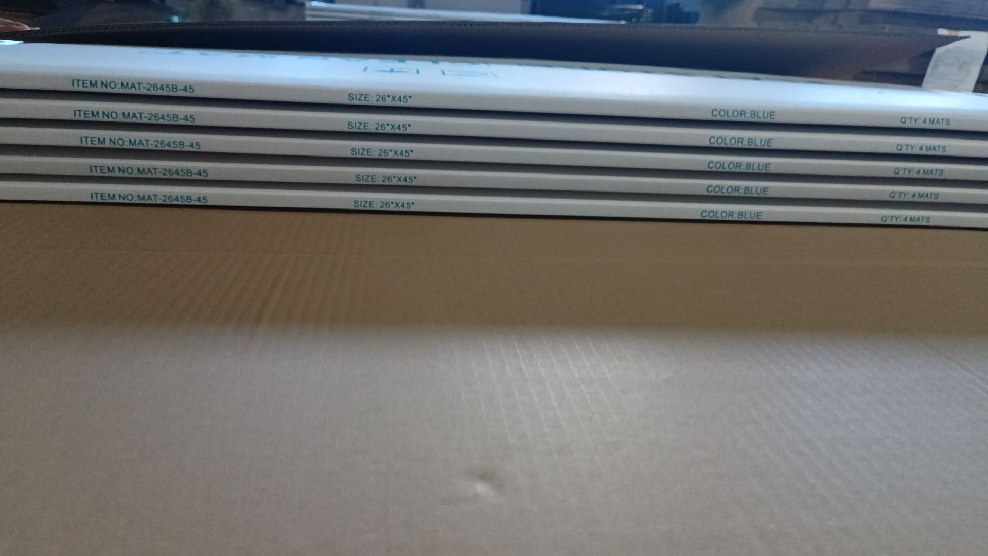 Free Shipping! 120 sheets Sticky mat 26x45 Med Tack Blue  45microns/sheet, 30SHEETS/MAT, 4 MATS/BOX