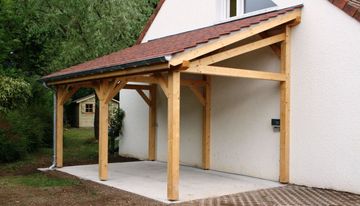 installation toiture de carport en tuiles à Caen par notre couvreur