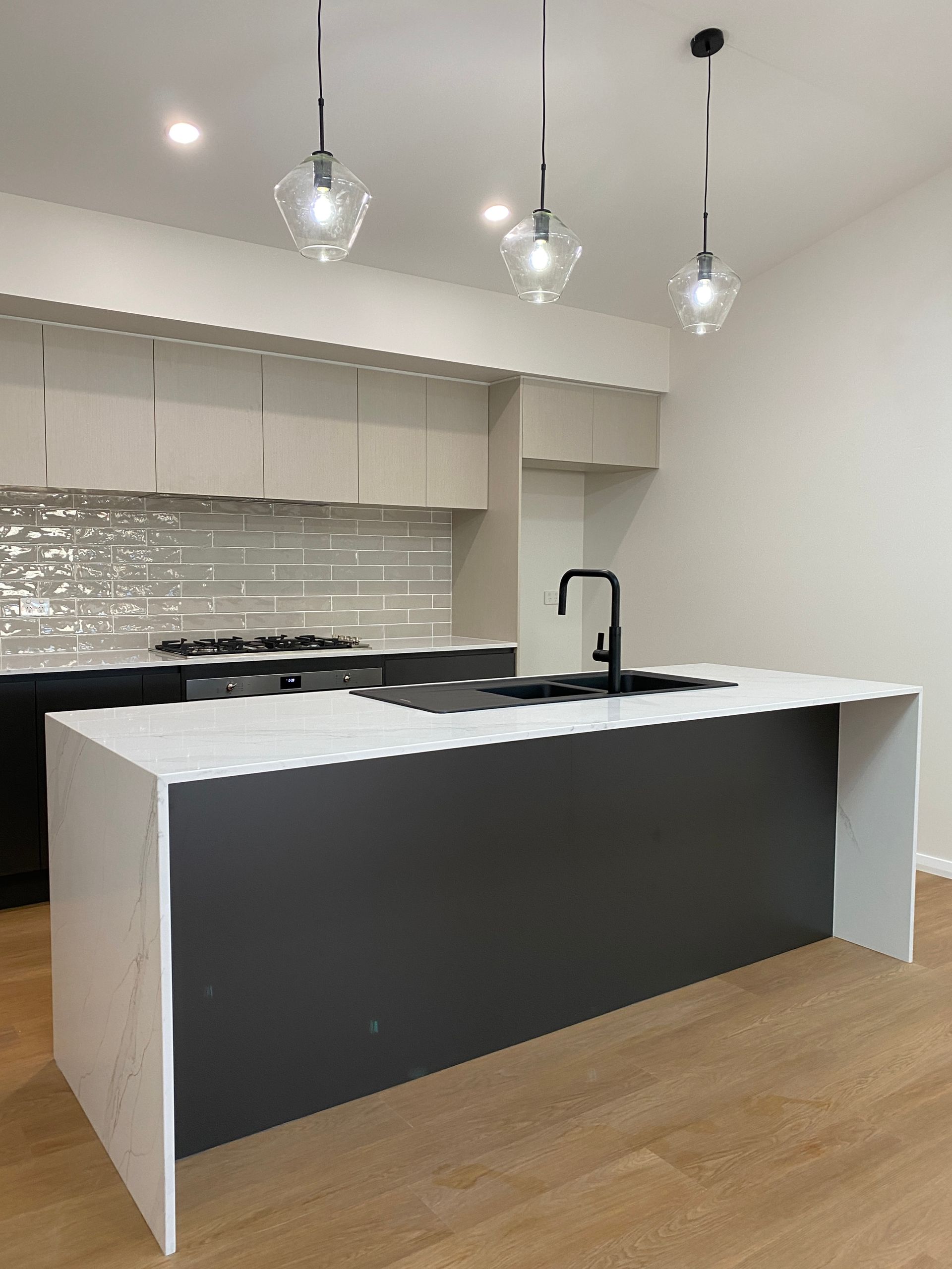 White Marble Countertop — Kitchen Renovations in Dubbo, QLD