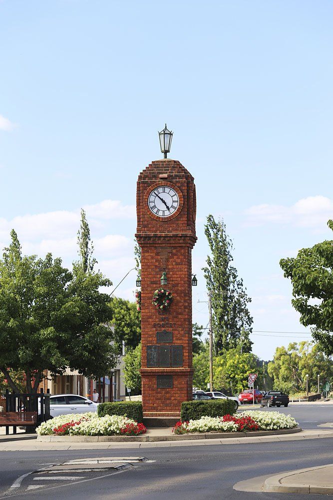 Mudgee Memorial Clock Tower — Western Plains in Granite, QLD