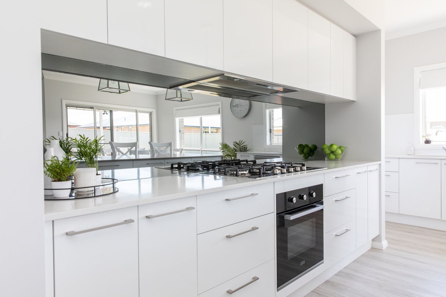 Kitchen Cabinet With Gas Range Oven — Kitchen Renovations in Dubbo, QLD