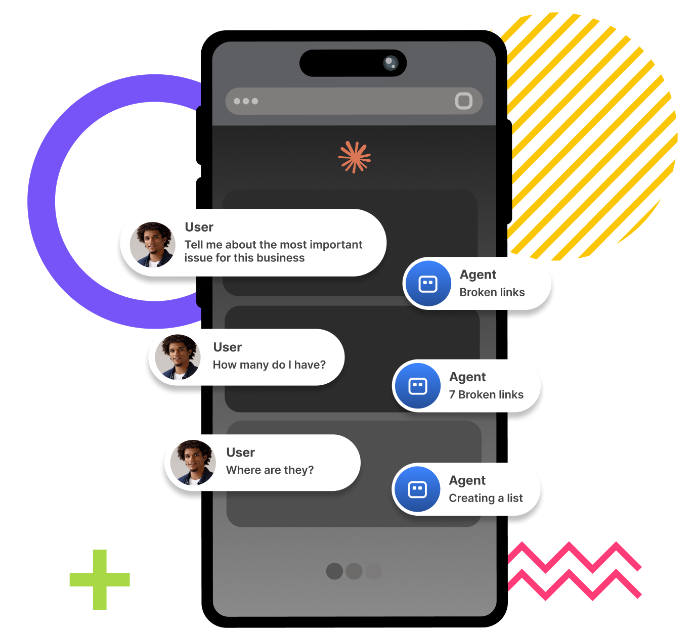 A user is using Claude to ask questions about their website.