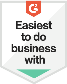 G2 Badge - Easiest to do business with