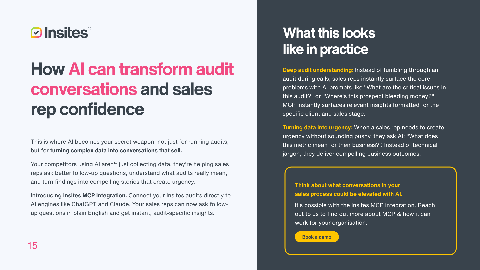 A presentation slide titled 