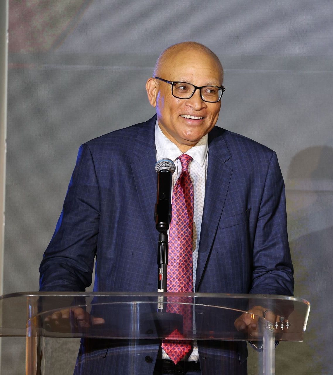 Larry Wilmore speaks at Ryan Gordy Foundation's 2023 Power of Love Gala
