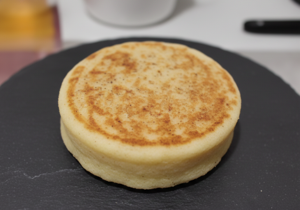 Arepas de harina de Sagú con pollo y champiñón en salsa beshamell x5 und