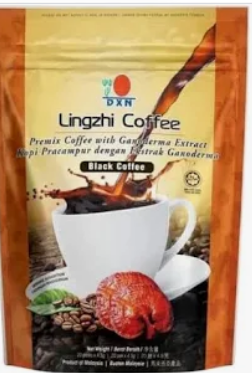 Café negro con Ganoderma Ligzhi