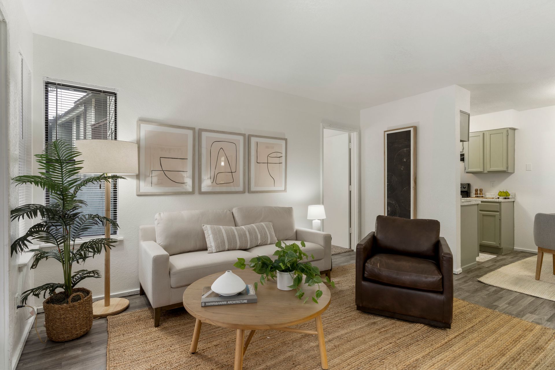 Hampton woods apartments living room