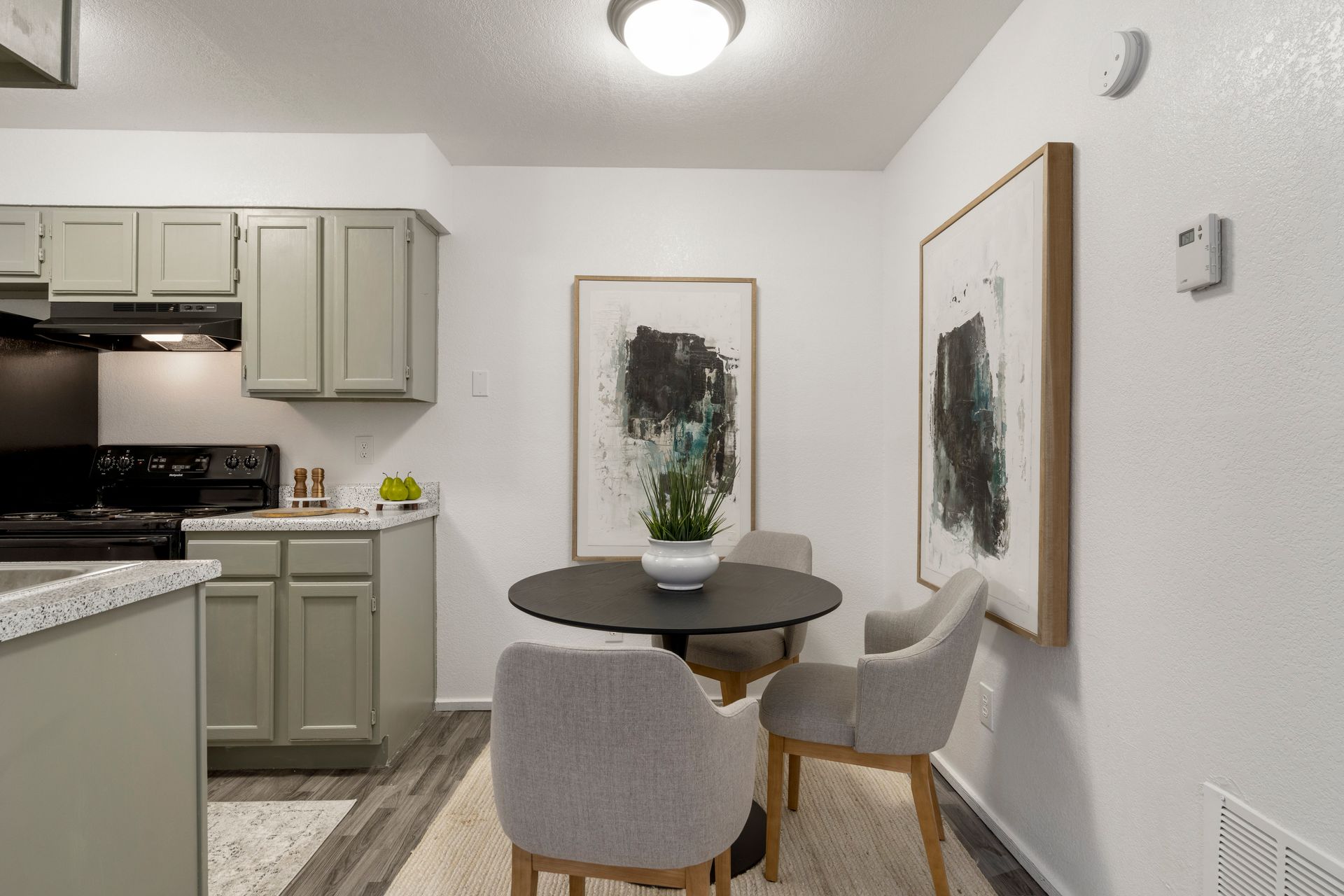 Hampton woods apartments living room 2