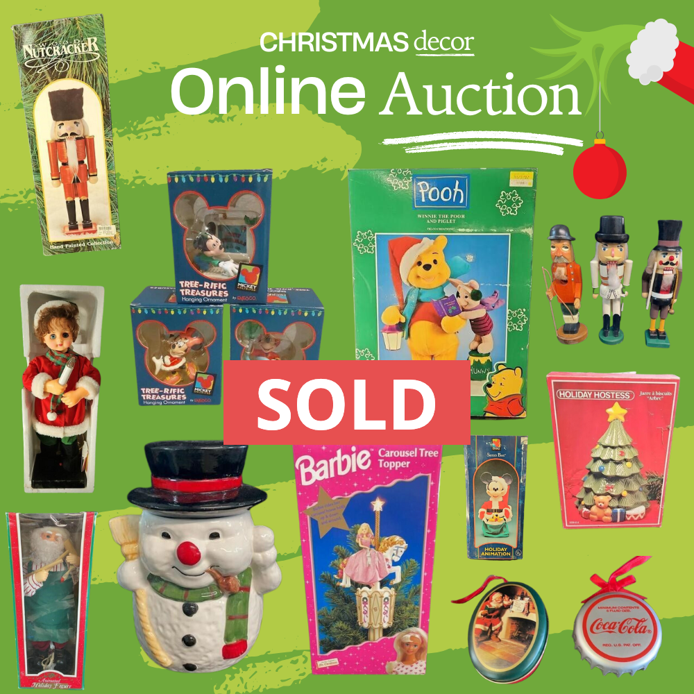 A christmas decor online auction has been sold