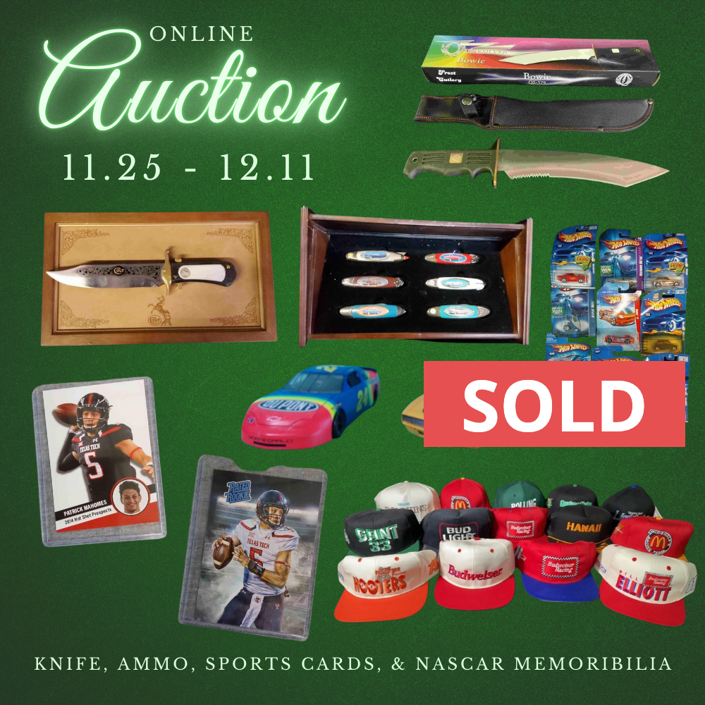 An online auction is taking place on november 25 and december 11