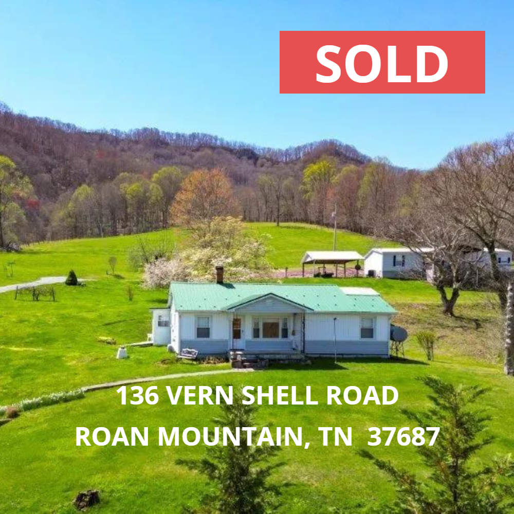 A house with a green roof sits in the middle of a lush green field