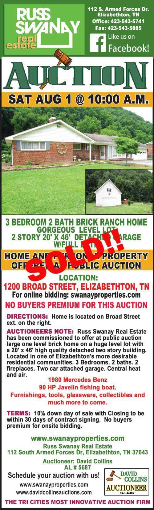 Previous House Auction by Collins & Co.