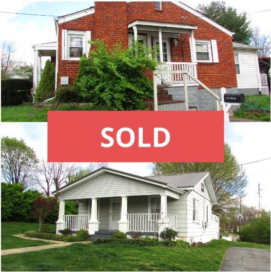 A picture of a house that has been sold