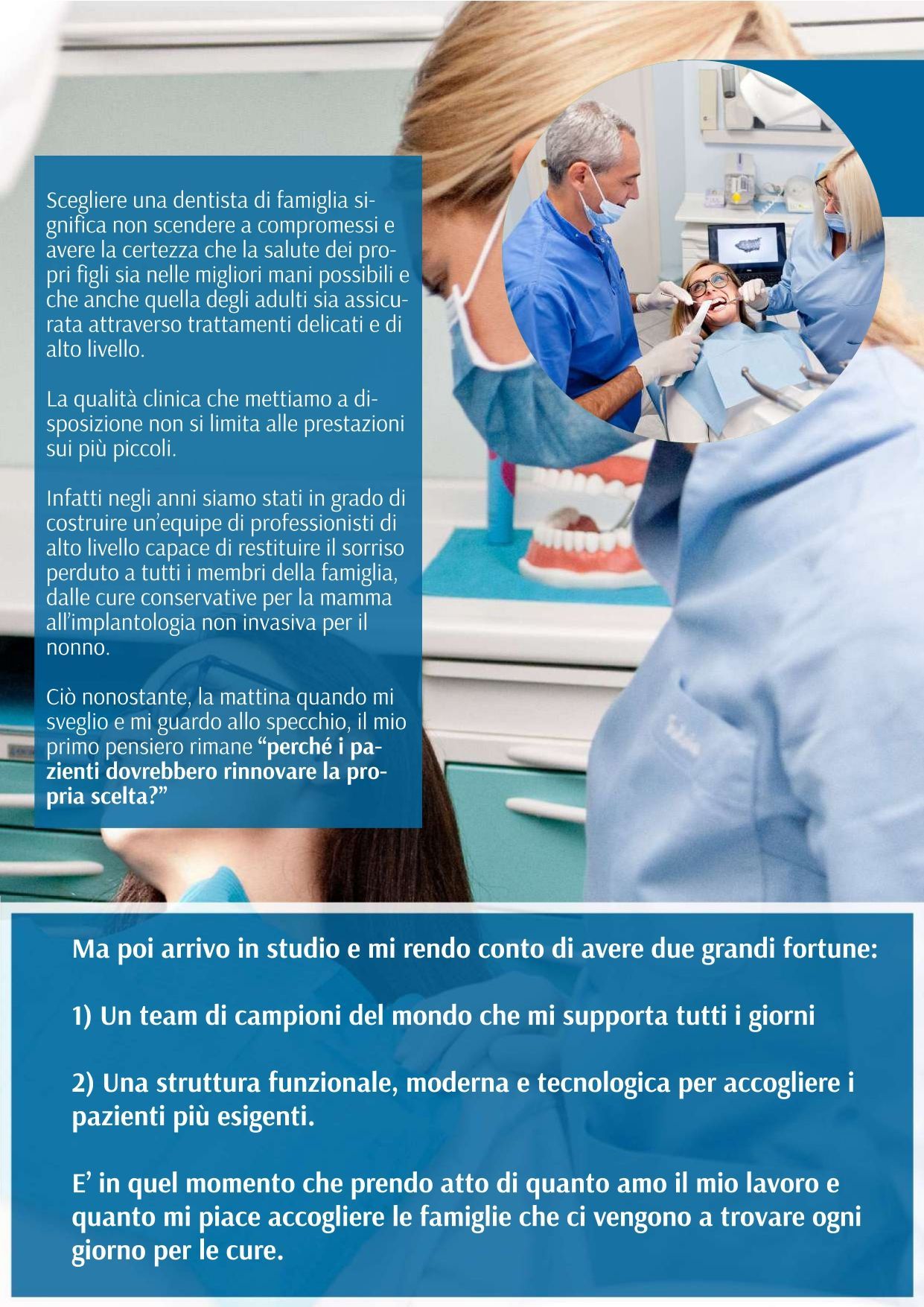 Una donna si sta facendo visitare i denti da un dentista in uno studio dentistico.