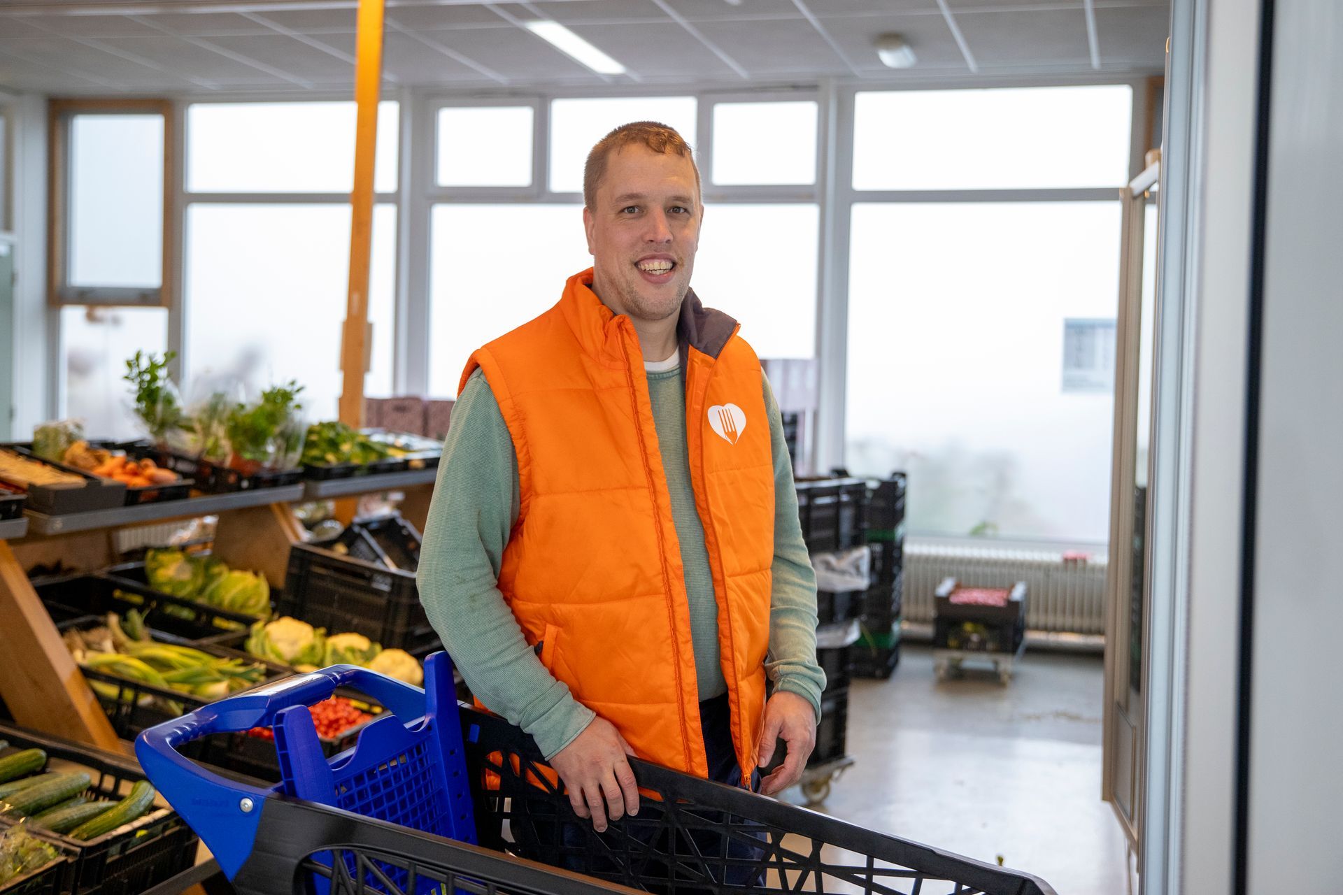 Enthousiaste vrijwilliger