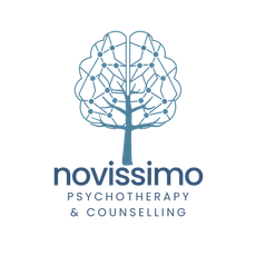 Novissimo Counselling Logo - tree shaped like brain connections 