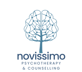 Novissimo Counselling Logo - tree shaped like brain connections 