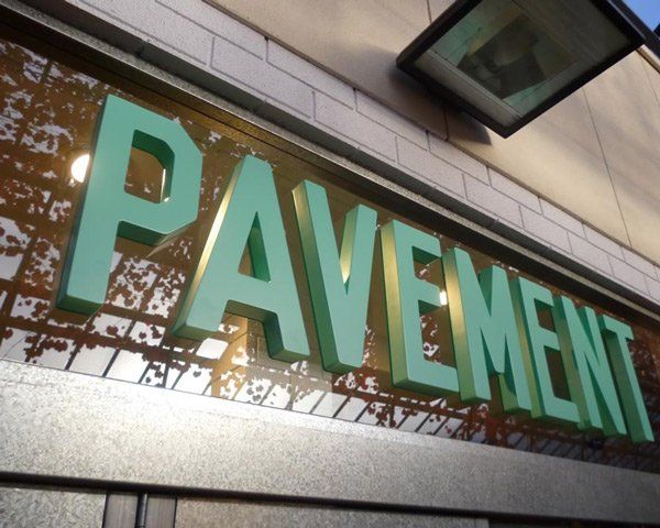 pavement sign