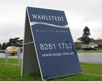 wahlstedt a-frame sign