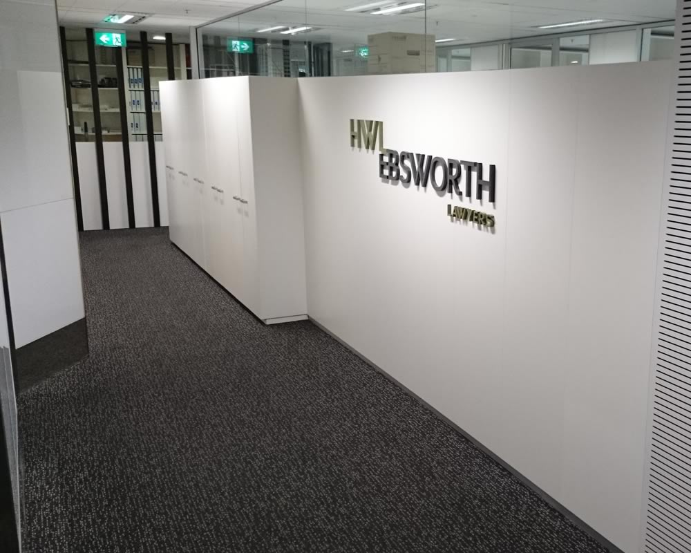 HWL Ebsworth 3d sign