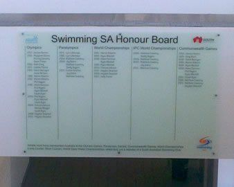 swimming sa honor board