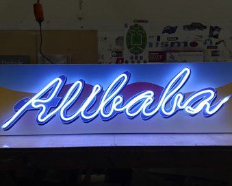 alibaba neon sign