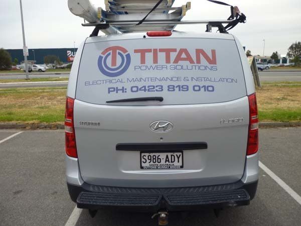 titan van window
