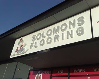solomons flooring sign
