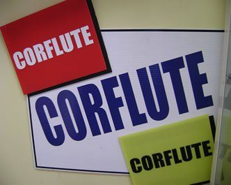 corflute signs