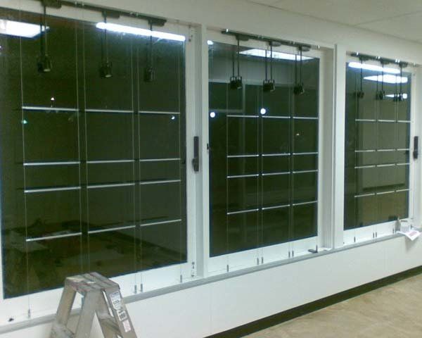 cable window signs on white wall