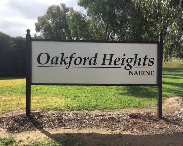 oakford heights estate sign