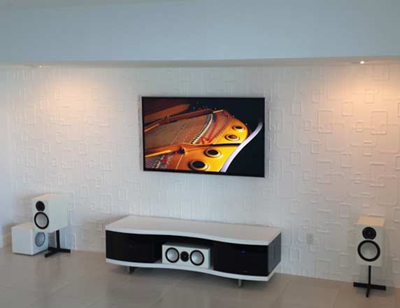 television and speaker