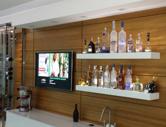television and liquor