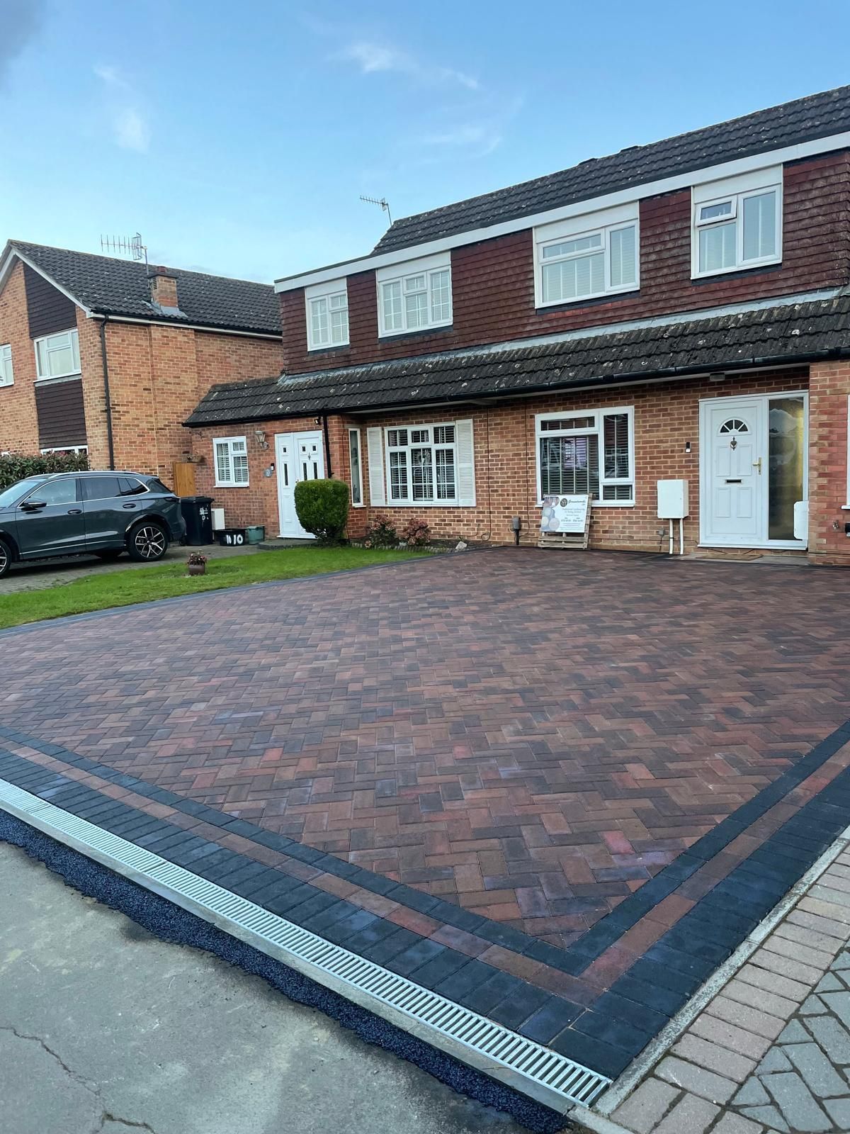 Driveway project in Redhill done by S&T Groundworks