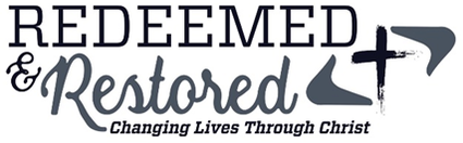 The logo for redeemed and restored is changing lives through christ.