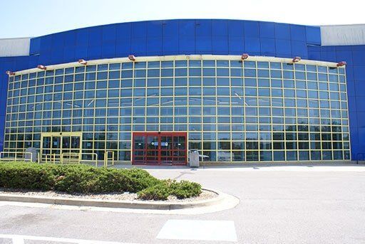Large Blue Building — Beltsville, MD — General Glass Corporation