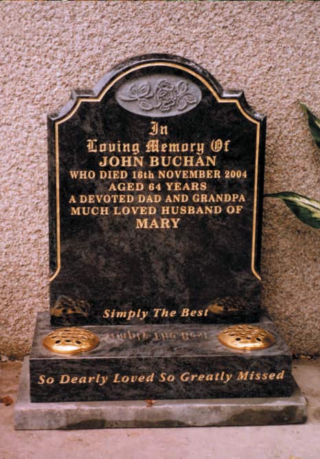 memorial stone of John Buchan