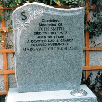 gray coloured memorial stone