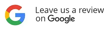 Google logo with the text “Leave us a review on Google”