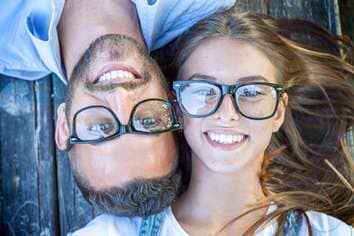 Couple Wearing Eyeglasses - Optical Goods and Services in franklin, IN